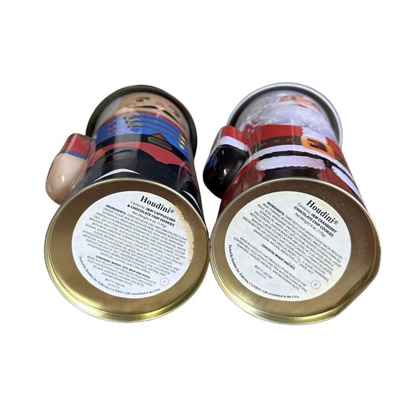 Santa Claus & Soldier Houdini Cookie Holder Tin Christmas Coin Bank 2013 - Picture 5 of 9